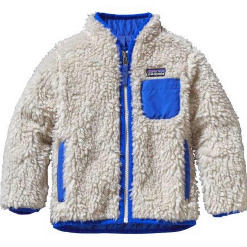 Patagonia Retro X Fleece Jacket Cream/Blue
